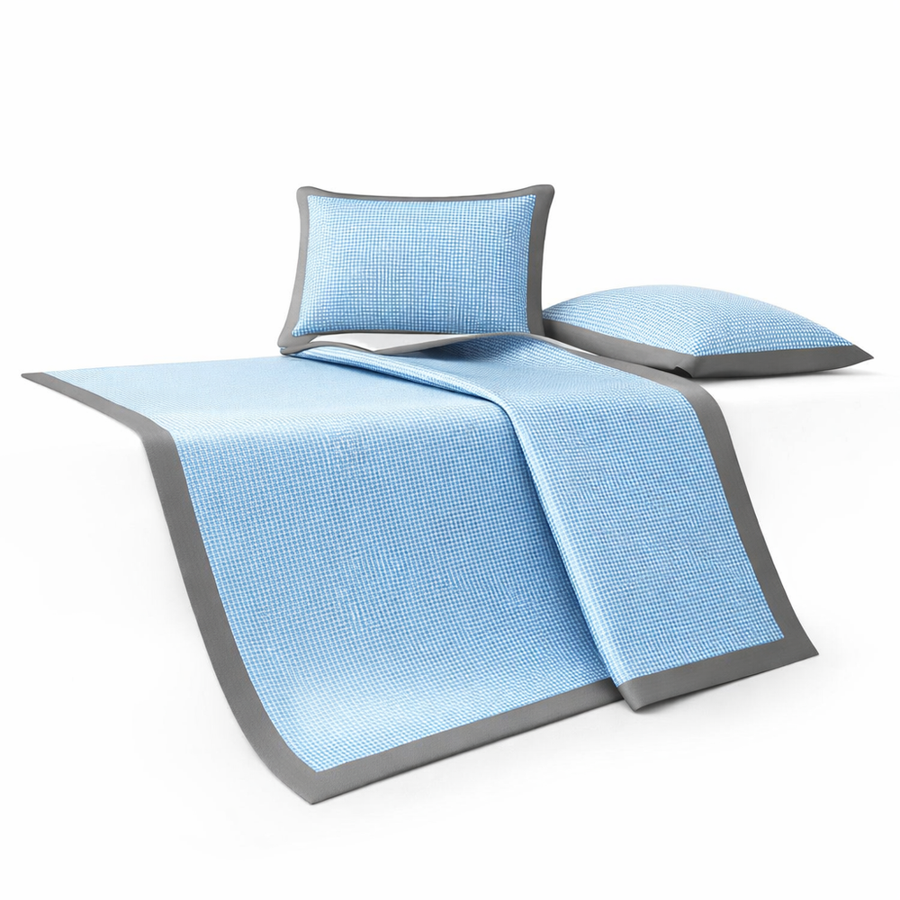 Silk Jacquard Cooling Bed Sheet Set — hero white