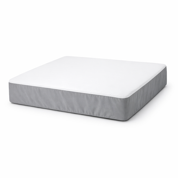 Waterproof Throw Mattress Cover Bed Fitted Sheet Mattress Protector Single/Double/140/160 Muti Size Gray/White — hero white