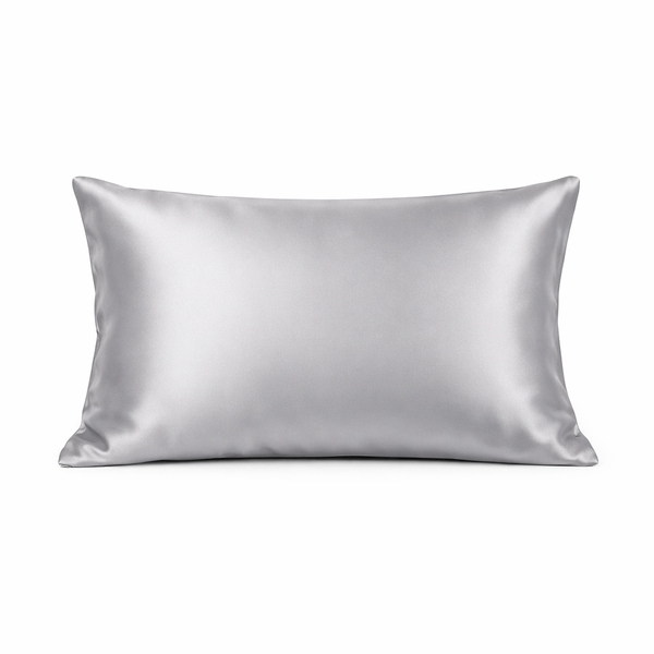 100% Natural Mulberry Silk Pillowcase with OEKO-TEX 19 Momme Luxry Silk Pillow Case Free Shipping — hero white