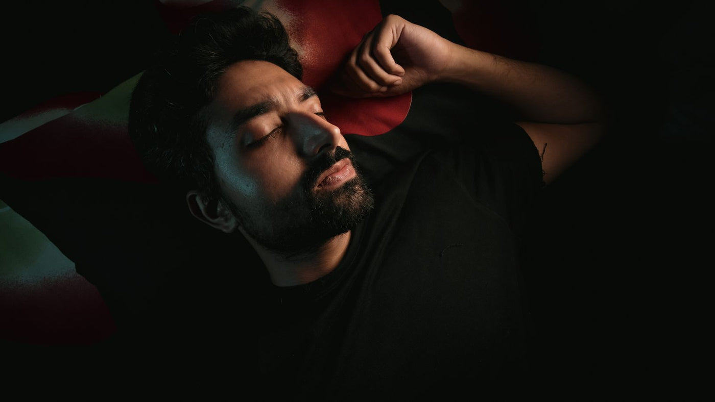 Person sleeping peacefully