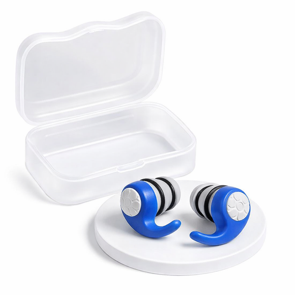 Soft Silicone Earplugs Waterproof Noise Cancelling Comfortable for Sleeping and Swimming — hero white