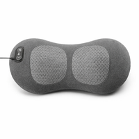 3-In-1 Back Massager Heat Vibration for Back Pain Relief Herniated Disc Stretch Support Traction Lower Back Massage Pillow — hero white