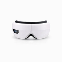 Electric Eye Massager with Heat Vibration Bluetooth Music Massage Relax Glasses DC Eyes Care Device — hero white