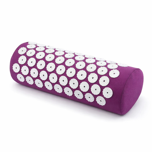 Massager Cushion Massage Yoga Mat Acupressure Relieve Pain Stress Back Body Pain Spike Mat Acupuncture Mat and Pillow Set — hero white