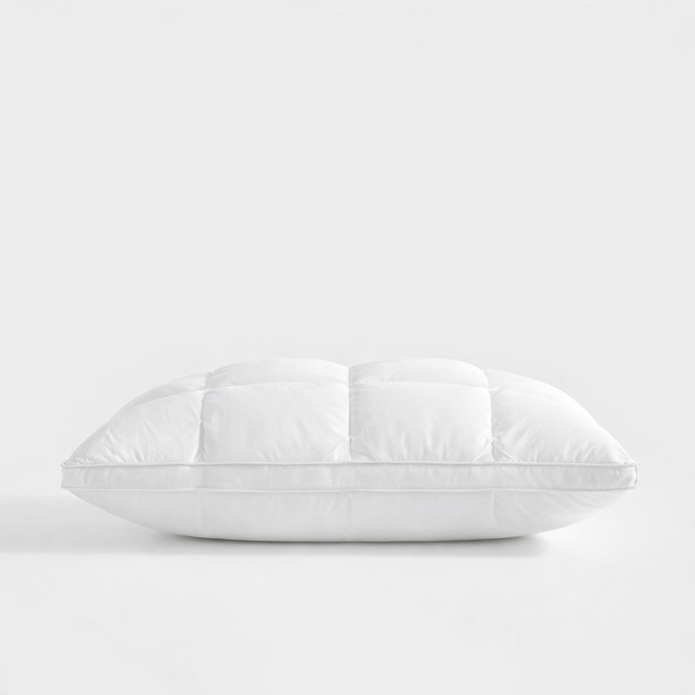 Comfortable Pillows for Sleeping 5-Star Hotel Pillow Three-Dimensional Soft Bilateral Washed Solid Color Pillow Sleeping Pillows — hero white