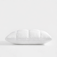 Comfortable Pillows for Sleeping 5-Star Hotel Pillow Three-Dimensional Soft Bilateral Washed Solid Color Pillow Sleeping Pillows — hero white