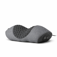 Electric Neck Massager Cervical Pillow Hot Compress Neck Stretch Heating Vibration Neck Shoulder Massage Pillow Back Traction — hero white