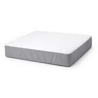 Waterproof Throw Mattress Cover Bed Fitted Sheet Mattress Protector Single/Double/140/160 Muti Size Gray/White — hero white