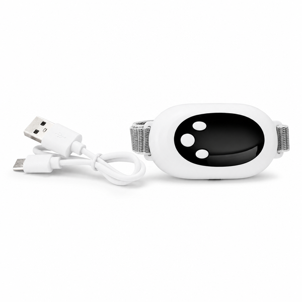 Handheld Sleep Aid Device Palm Pulse Sleep Massager Rechargeable Microcurrent Device for Help Improve Sleep Insomnia Anxiety — hero white