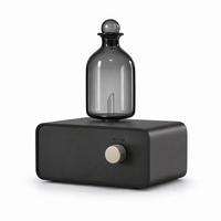 Rechargeable Essential Oil Diffuser Waterless Nebulizing Diffuser Electric Smell for Home Office Wood and Glass Aroma Diffuser — hero white