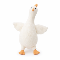 Hot 35/50/90/130CM Funny Goose Plush Stuffed Soft Duck Sleeping Pillow Sofa Cushion Kids Girlfriend Birthday Gift Toy — hero white