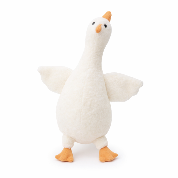 Hot 35/50/90/130CM Funny Goose Plush Stuffed Soft Duck Sleeping Pillow Sofa Cushion Kids Girlfriend Birthday Gift Toy — hero white