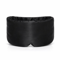 Mulberry Silk Sleeping Mask Eyepatch Blocking Light Eyemask Eyeshade Soft Padded Slaapmasker Travel Sleeping Aid for Sleep Patch — hero white