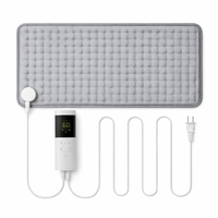 30*60Cm Electric Heating Pads for Back Neck Shoulder Home Office Washable Winter Warm Blanket 4 Timer 9 Temperature Control — hero white