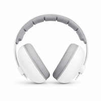 1Pc Baby Ear Protection Anti-Noise Earmuffs Headphones for Sleep & Travel Ear Protection with Stretchable Design — hero white