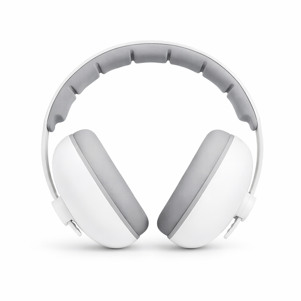 1Pc Baby Ear Protection Anti-Noise Earmuffs Headphones for Sleep & Travel Ear Protection with Stretchable Design — hero white