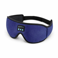 Mask for Sleep Headphones Bluetooth 3D Eye Mask Music Play Sleeping Headphones with Built-In HD Speaker — hero white