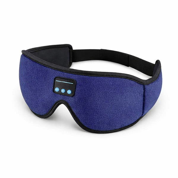 Mask for Sleep Headphones Bluetooth 3D Eye Mask Music Play Sleeping Headphones with Built-In HD Speaker — hero white