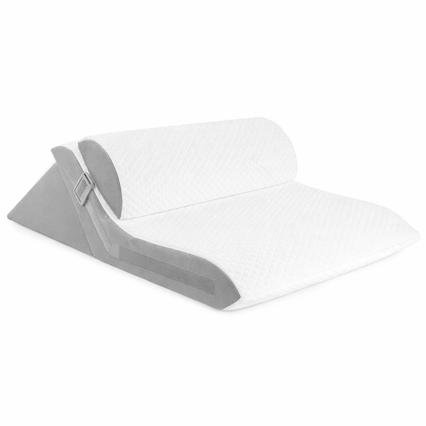 3Pcs/Set Wedge Pillow for Sleeping Adjustable Folding Triangle Pillow for Snoring and after Surgery Back Pain Relief Acid Reflux — hero white