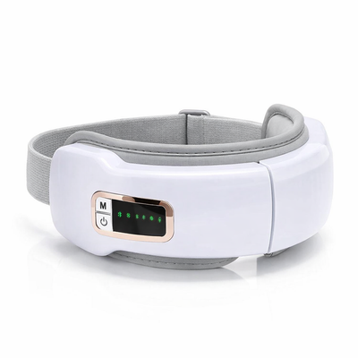 Foldable Eye Air Pressure Massager Airbag Vibration Massage Hot Compress Bluetooth Music Relieve Eye Dry Fatigue Smart Glasses — hero white