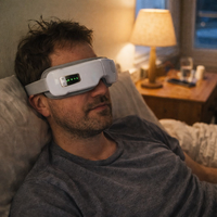 Foldable Eye Air Pressure Massager Airbag Vibration Massage Hot Compress Bluetooth Music Relieve Eye Dry Fatigue Smart Glasses — lifestyle