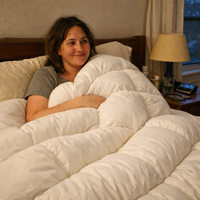 Hotel Style Comforter Queen Kinglightweight Fluffy Comfortable and Breathable Soft Winter Quilt Very Warm 220X240 Quilts Blanket — lifestyle
