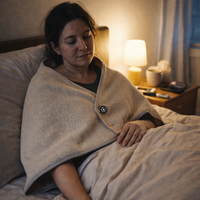 Heated Blanket USB Wearable Electric Blanket Portable Warmer Blanket for Shoulder Electric Heating Shawl with 3 Tem Setting — lifestyle