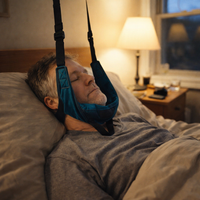 Cervical Neck Traction Belt Hanging Neck Stretching Cervical Spondylosis Treatment Device Cervical Spine Orthosis Traction Frame — lifestyle