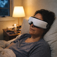 Electric Eye Massager with Heat Vibration Bluetooth Music Massage Relax Glasses DC Eyes Care Device — lifestyle