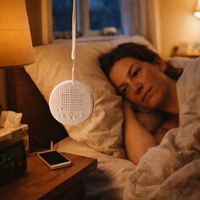 White Noise Machine 10/12 Sounds USB Rechargeable Portable Sleep Machine for Baby Adult Elder Timer Volume Sleeping & Relaxation — lifestyle