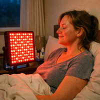 LED Red Light Therapy Panel Lamp for Facial anti Aging Skin Care Beauty 225 LED Light Body Pain Relief Physical Therapy Tools — lifestyle