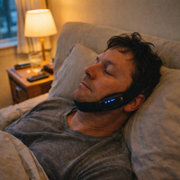 1 Piece Intelligent Monitoring Anti-Snoring Chin Strap Adjustable Anti-Snoring Belt Prevents Snoring — lifestyle
