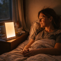 10000 Lux LED SAD Light Daylight Therapy Lamp 3200K Happy Mood Light Touch Dimmable for Winter anti Depression LED Nightlights — lifestyle