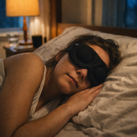Eye Mask for Sleeping 3D Contoured Cup Blindfold Concave Molded Night Sleep Mask Block Out Light with Women Men — lifestyle