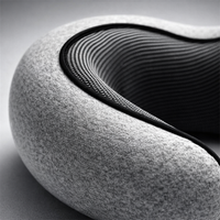 Travel Neck Pillow Memory Foam U-Shaped Pillow Snail Style Travel Neck Support Portable Adjustable Soft Noon Break Sleep Pillows — detail