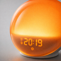 Sunrise Alarm Clock Wake up Light Clock Sunrise/Sunset Simulation Digital Clock with Night Light FM Radio Desk Clocks — detail
