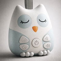 Portable White Noise Sound Machine for Baby 30 Soothing Sounds Crying Sensor for Infants with Night Light Timer Rechargeable — detail