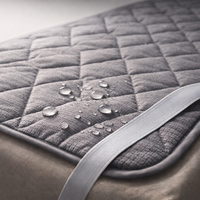 Waterproof Mattress Topper with Elastic Band Quilted Protector Pad Bedspread Winter Mattress Cover for Single/Double Bed 140/160 — detail