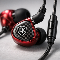 QKZ CK5 File Wired Earphone with Microphone Hifi Music Earphone Professional Gaming and Sports Noise Cancelling Headphones — detail