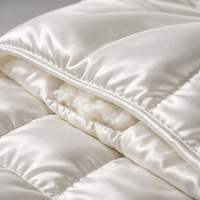 Summer Mulberry Silk Comforter Duvet Insert Luxury Natural Silk Blanket Satin Bedding Quilt Queen Single Double Twin Size Bed — detail