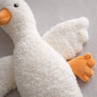 Hot 35/50/90/130CM Funny Goose Plush Stuffed Soft Duck Sleeping Pillow Sofa Cushion Kids Girlfriend Birthday Gift Toy — detail