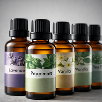 30Ml Lavender Peppermint Vanilla Tea Tree Essential Oils for Aromatherapy Candle Making Natural Eucalyptus Aroma Oils — detail