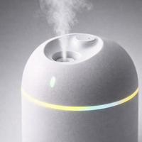 270ML USB Air Humidifier with Cool Mist Aroma Diffuser LED Night Light and Power-Off Protect Feature for Home and Office — detail