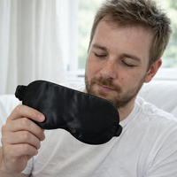 Mulberry Silk Sleeping Mask Eyepatch Blocking Light Eyemask Eyeshade Soft Padded Slaapmasker Travel Sleeping Aid for Sleep Patch — scale