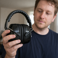 Foldable Anti-Noise Head Earmuffs Ear Protector Snr-35Db for Kids/Adults Study Sleeping Work Shooting Hearing Safe Protection — scale