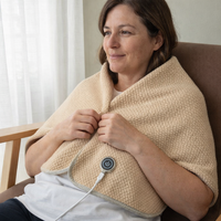 Heated Blanket USB Wearable Electric Blanket Portable Warmer Blanket for Shoulder Electric Heating Shawl with 3 Tem Setting — scale