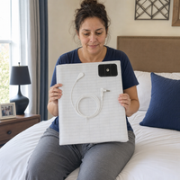 Grounding Bed Sheet 90% Organic Cotton & 10% Pure Silver Fiber Grounding Mat with Grounding Cable Conductive Sheet Earthing Mat — scale