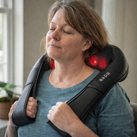 Shiatsu Neck and Shoulder Massager Heated Back Massager U Shape Deep Kneading Electric Massage Pillow for Neck Waist Leg Body — scale
