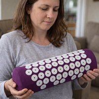 Massager Cushion Massage Yoga Mat Acupressure Relieve Pain Stress Back Body Pain Spike Mat Acupuncture Mat and Pillow Set — scale