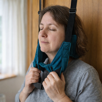 Cervical Neck Traction Belt Hanging Neck Stretching Cervical Spondylosis Treatment Device Cervical Spine Orthosis Traction Frame — scale